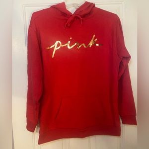 Victoria’s Secret PINK red hooded sweatshirt